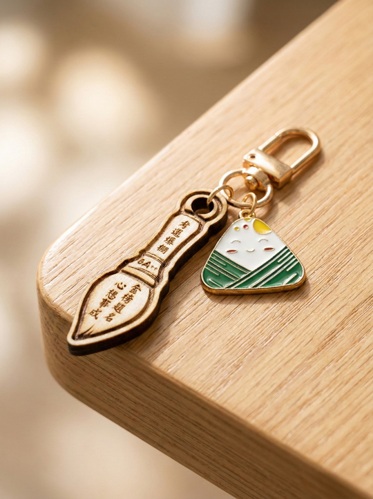 客製雷雕-吊飾造型 珍珠娛樂客製化商品:考運祈福文昌筆吊飾